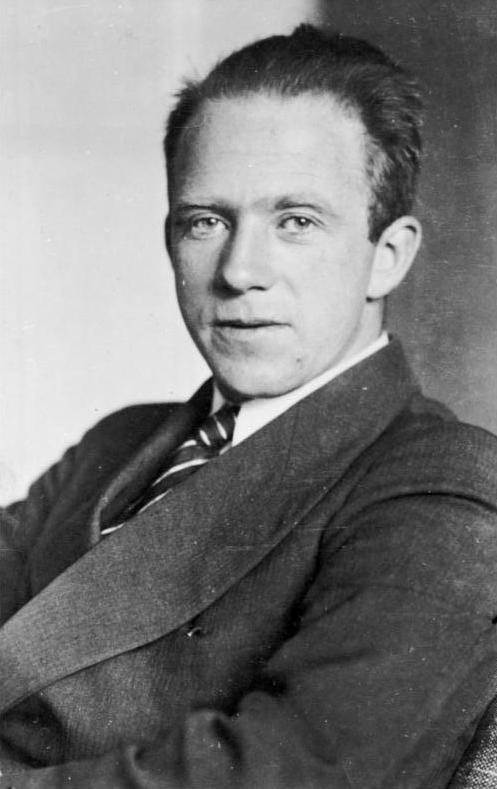 Werner Heisenberg, the head of the Nazis' nuclear program