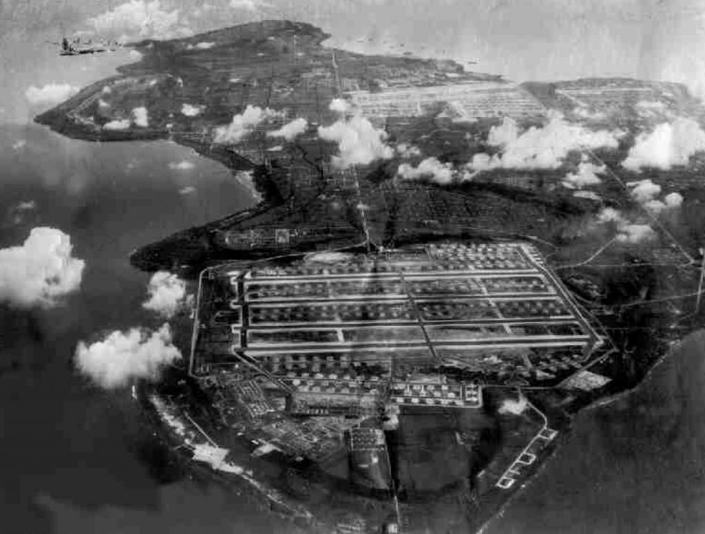 Tinian airfields.