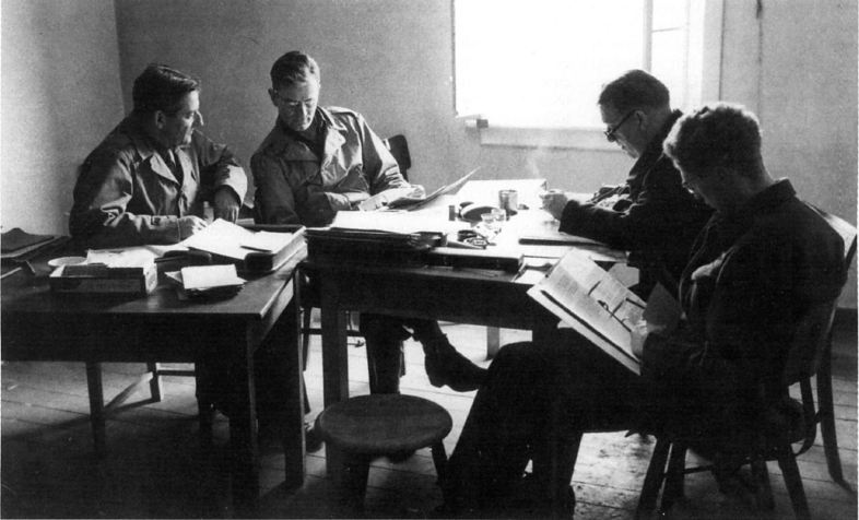 Alsos members Goudsmit, Wardenburg, Welsh and Cecil