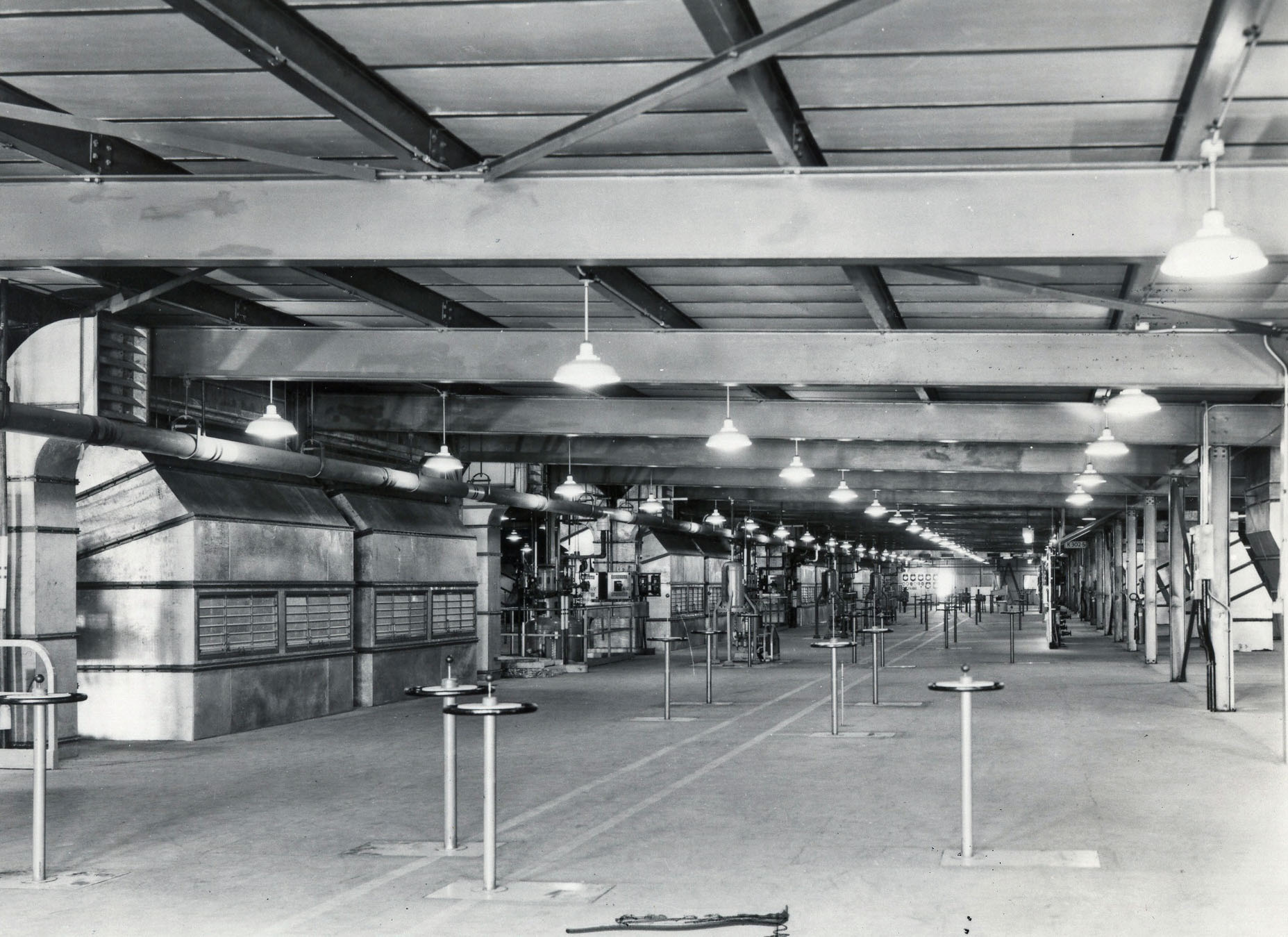 The operating floor of the K-25 Plant