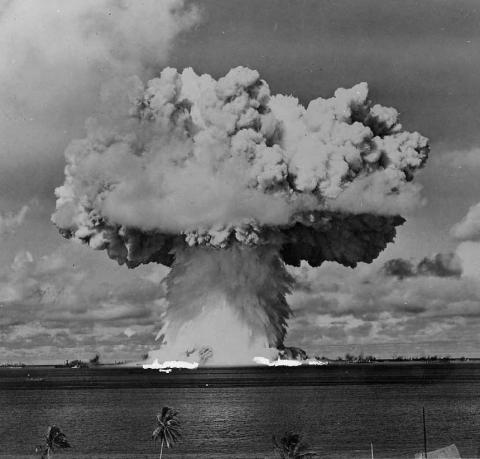 bikini atoll explosion