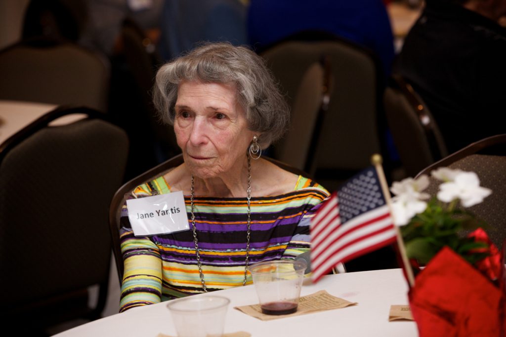 Jane Yantis, widow of an Oak Ridge veteran