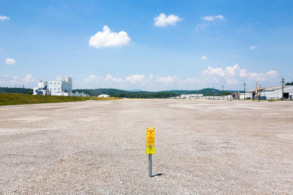 The footprint of the demolished K-25 Plant. Photo by Jim Lo Scalzo for Vice News.