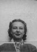 Ruth Haley's Los Alamos ID badge photo