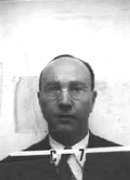 Joseph Hirschfelder's Los Alamos ID badge photo