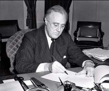 President Franklin Roosevelt in 1941