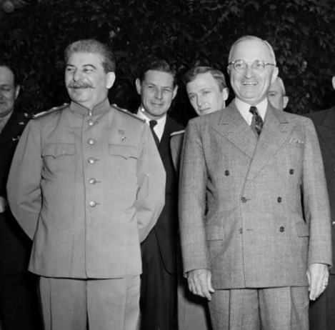Harry Truman and Joseph Stalin