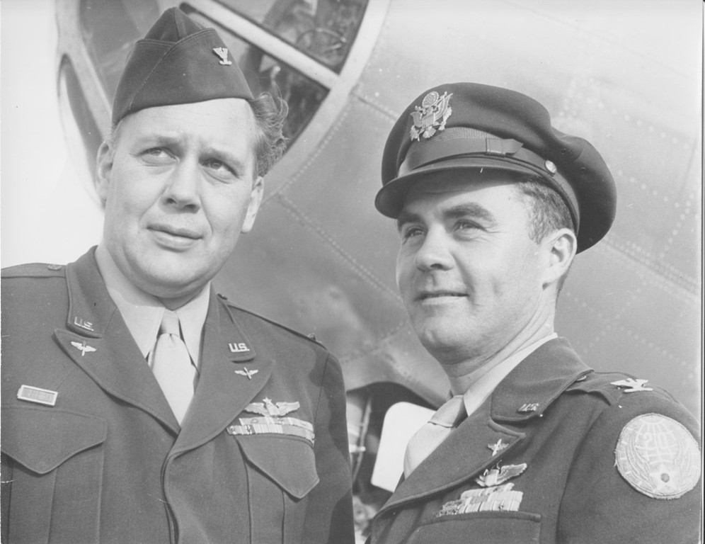 Col. Clifford Heflin and Col. Paul Tibbets