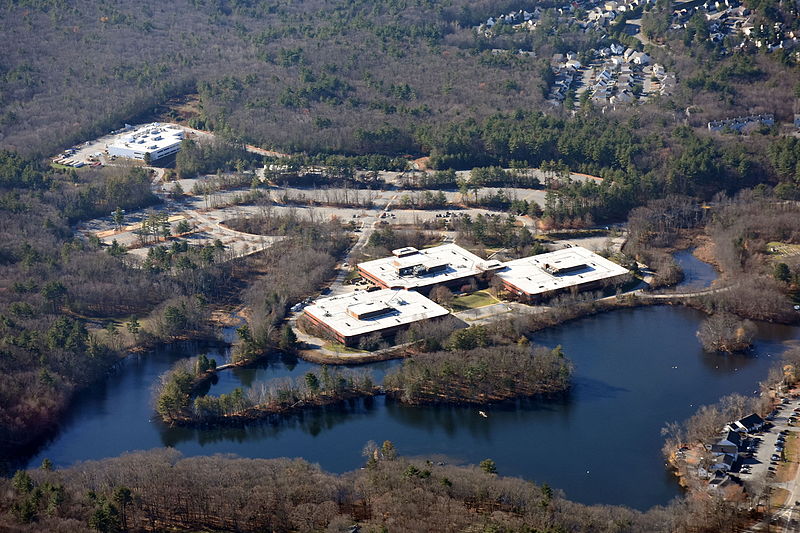 The Raytheon Company at its present day location in Marlborough, MA