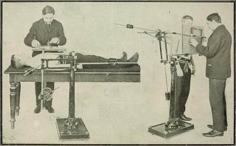 Applications of x-rays in medicine from 1910