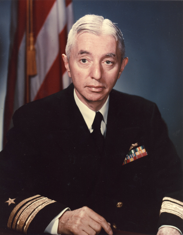 Hyman G. Rickover, pictured in 1955 as a rear admiral