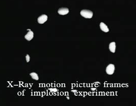X-Ray Image of High-Explosive Lens Test Shot