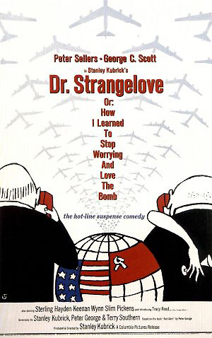 The theatrical release poster for Dr. Strangelove