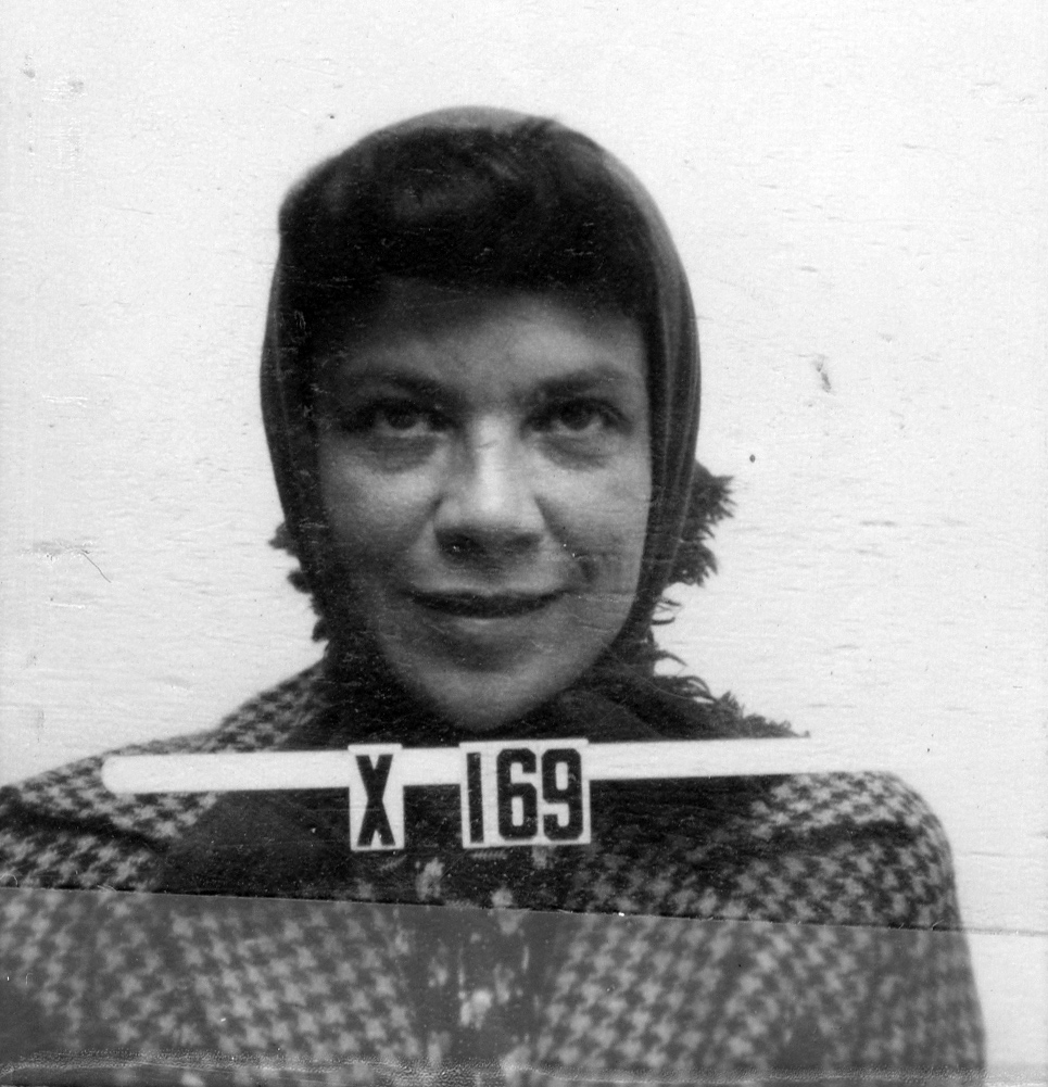 Augusta "Mici" Teller's Los Alamos ID badge photo