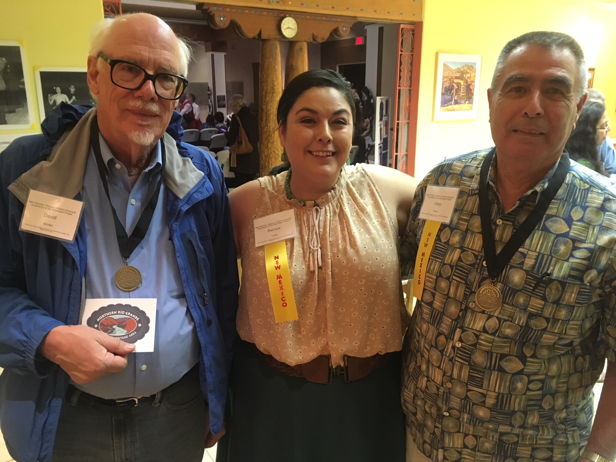 Left to right: David Schiferl, Dr. Patricia Trujillo, and Willie Atencio.
