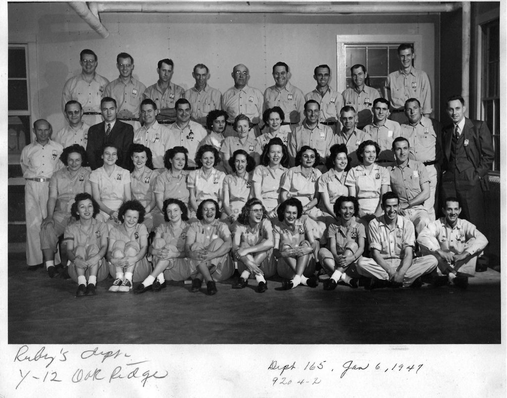 Ruby's group at the Y-12 Plant