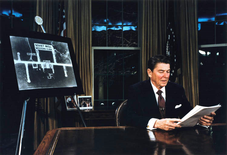 Reagan announces the Strategic Defense Initiative