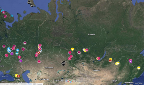 Russian Nuclear Complex Map – Nuclear Museum